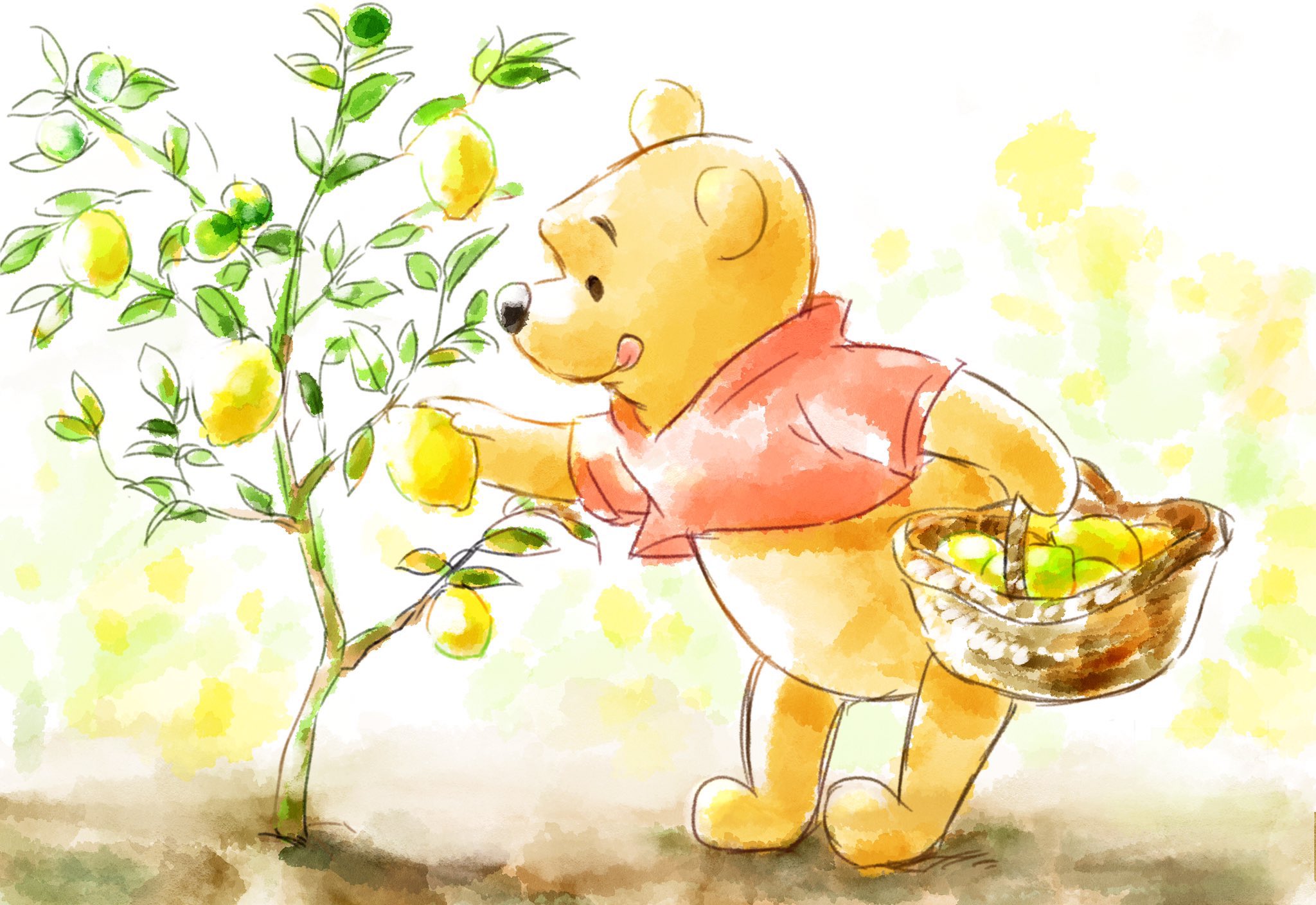 ちか 勇敢な船乗り 自分のプーイラストを見て癒されよ プーイラスト描いてる時まじで心が浄化されるよ プーさん T Co Tfsozmr9cu Twitter