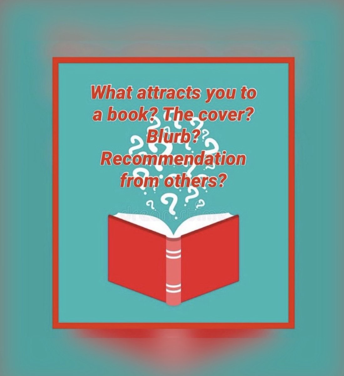 readerjanine's tweet photo. What attracts you to
a book……
The cover?
The blurb?
Recommendation from others?
Or something else?
#booktwt #BookTwitter #booklovers #books #read #Reading #readingcommunity #readers #bookcover #bookdescription #BookRecommendation https://t.co/kIsMUxkNNx