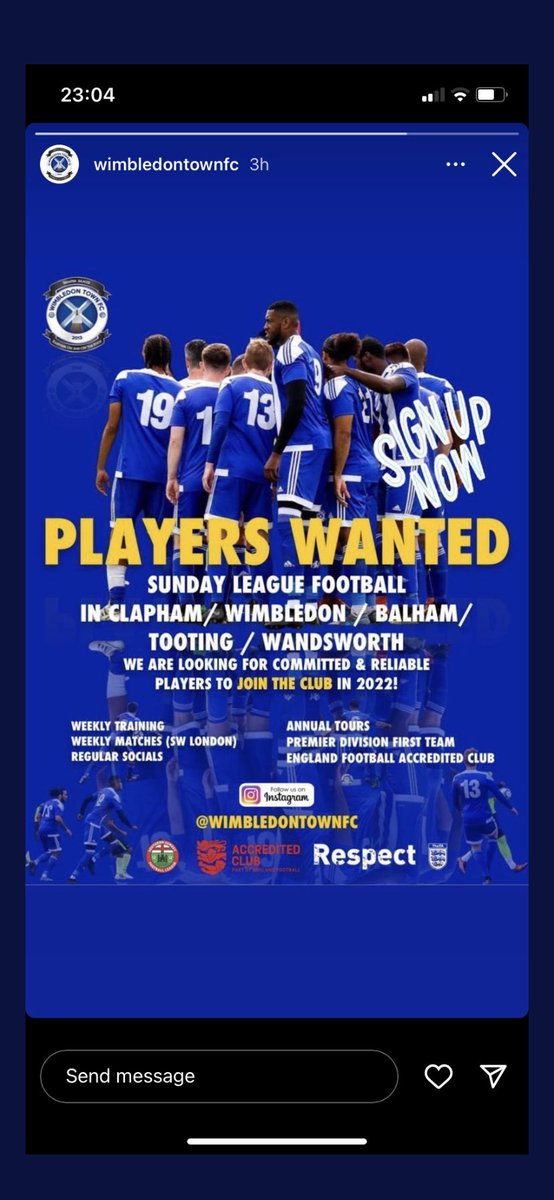 DM us if you are looking for a new team ⚽️⚽️