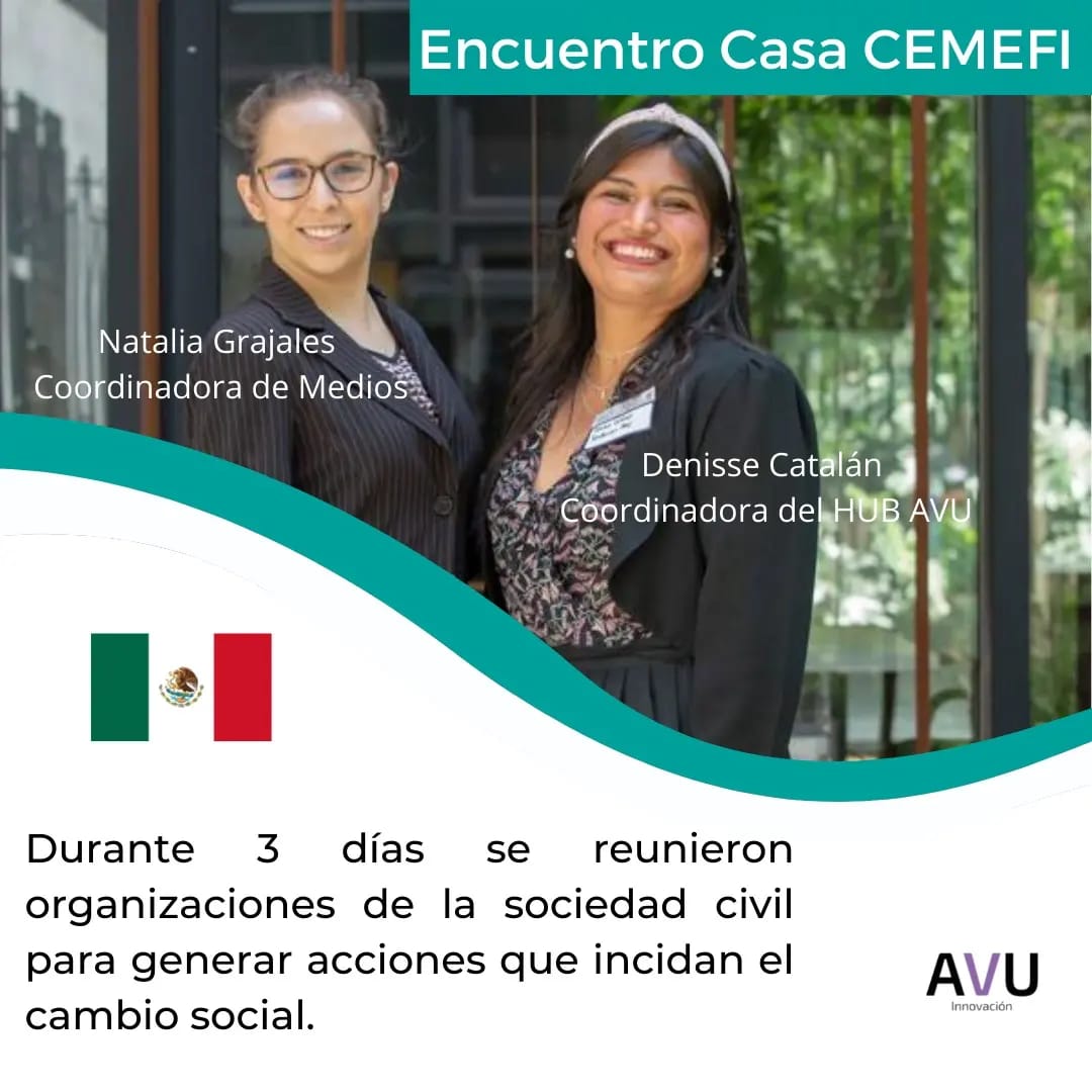 avuiap's tweet image. Fundación AVU presente en el encuentro de colaboración ciudadana, gracias Casa @Cemefi por crear acciones que generan este cambio social. #todossomosavu #avuméxico #vejeces #envejecimiento #cambiosocial