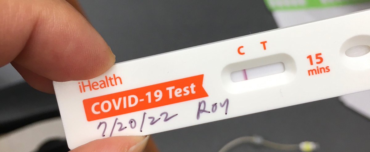 Self-test negative (will do it again after three days) after #ASV2022. Glad we can survive from the virus you know what…