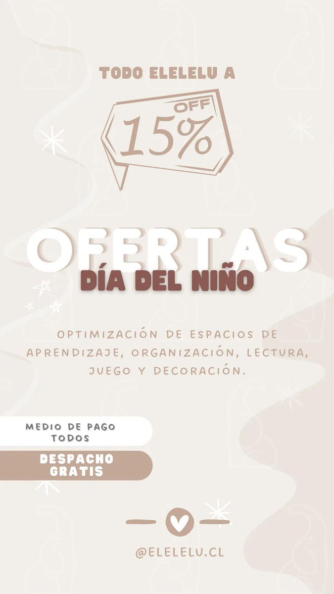 elelelu's tweet photo. Mobiliario Infantil a 15% de descuento ✨💞🎉

Aprovecha!! tenemos despacho gratis dentro de Santiago

Optimizamos espacios mediante el diseño y mobiliario infantil ✨🌈

#mobiliarioinfantil #niños #madera #waldorf #montessori #mueblesniños

🐘 https://t.co/lYY8VBJYaD 🐘 https://t.co/2emJMN7ayD