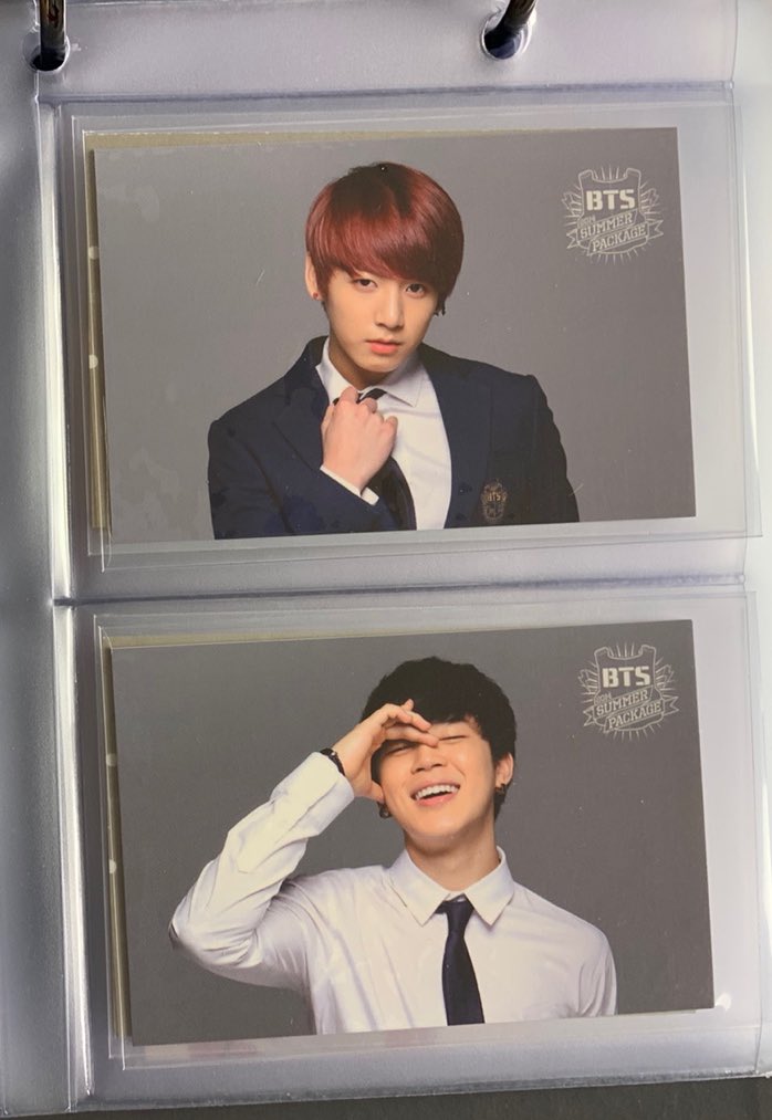BTS 2014 SUMMER PACKAGE ジミン BTS Jimin 2014 Summer Package Signature Official Trading Photo
