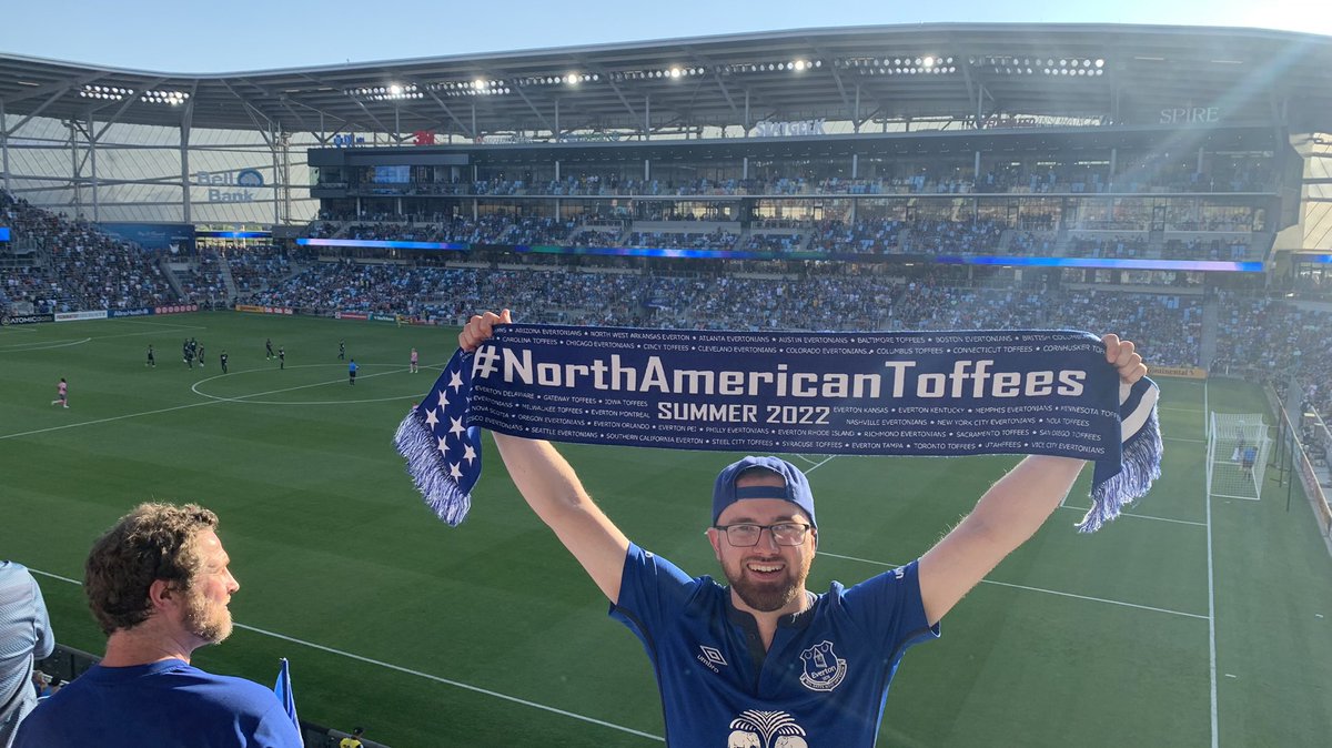 IAToffees's tweet photo. Wasnβt the result we wanted, but it was a great experience for my first Everton match πππ»
#BackWithUS #NorthAmericanToffees https://t.co/BOHrrPeBjT