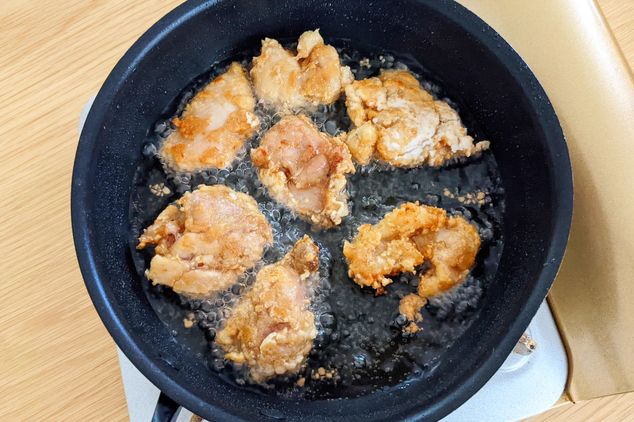 いつもの唐揚げをひと味変えて！うますぎるチーズ唐揚げ。