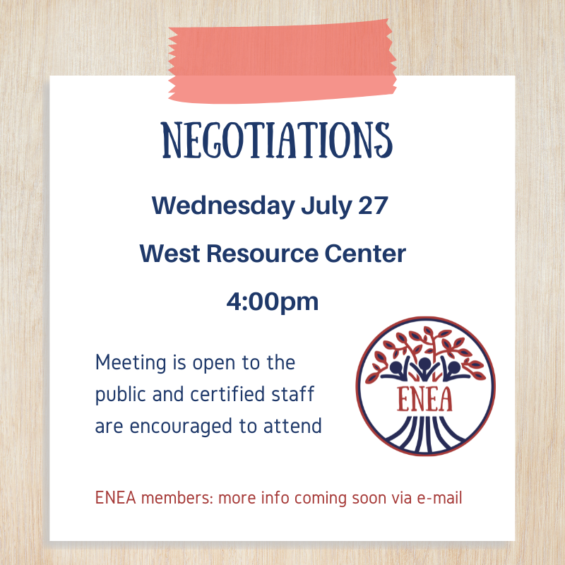 Upcoming negotiations meeting!