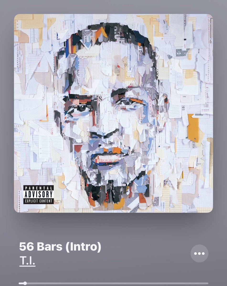 NTru0143's tweet photo. Why do I need to listen to anything new…. We got this #TI #56Bars #PaperTrail this 💩 nuts. I miss this #TI #nowplaying https://t.co/kYa7p8wJuv