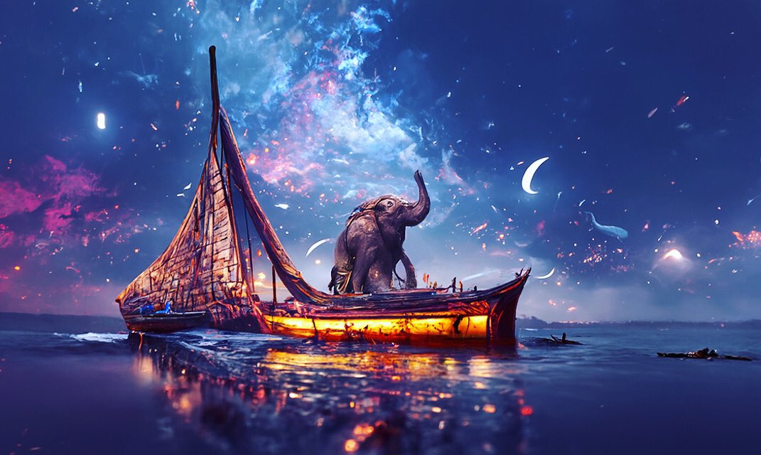 mysterious journey w/DD 

#AiArtwork #aiart #discodiffusion #nftart