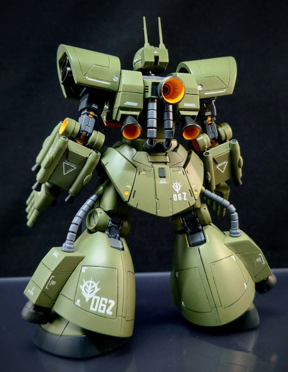 サイコミュ試験型ザク(ビショップ)完成しました！ hgドム試作実験機を