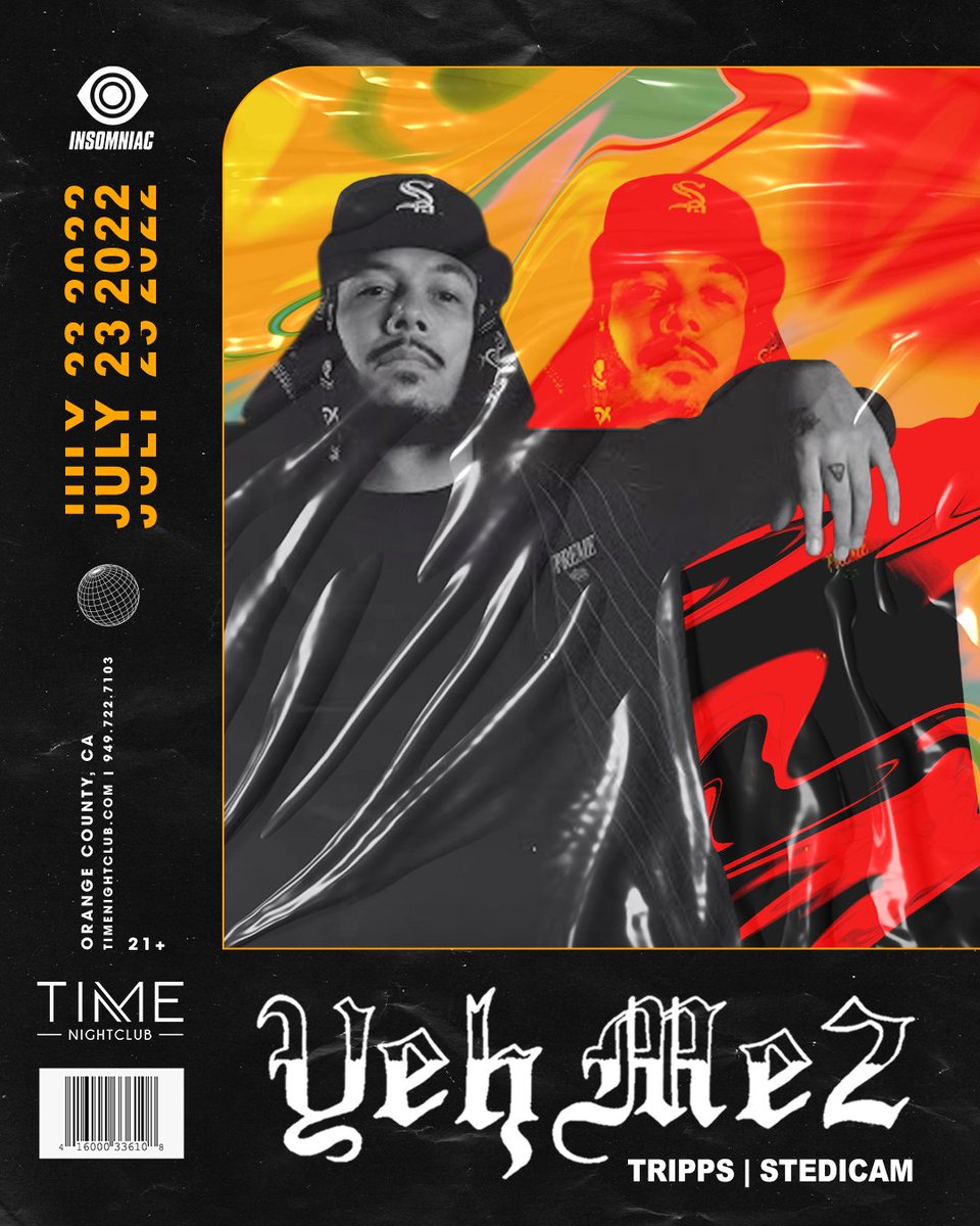 Making my debut at <a href="/timenightcluboc/">TIME NIGHTCLUB</a>  on Saturday, 7/23 with <a href="/yehme2/">josh young</a>  &amp; DJTripp. Grab tix through the link below and lets have a TIME! Excited to play such a legendary venue in Costa Mesa 🥳
-
tixr.com/pr/STEDICAM/45…
Tracking Promo Code: STEDICAM