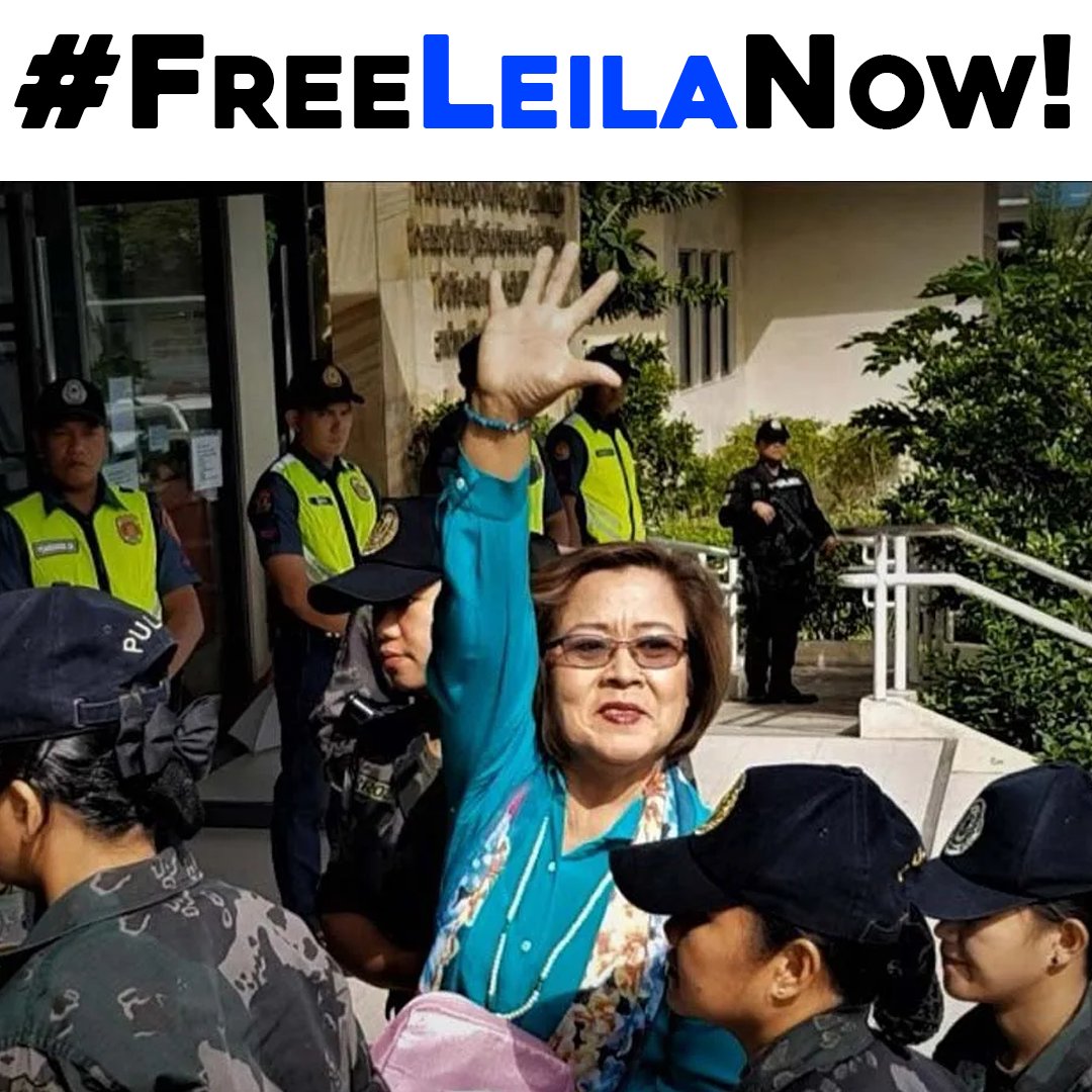 FreeLeilaNow's tweet photo. Today is former Senator Leila M. de Lima's 1,974th day of unjust detention.

#FreeLeilaNow!
#FreeAllPoliticalPrisoners! https://t.co/OYn70r47qB