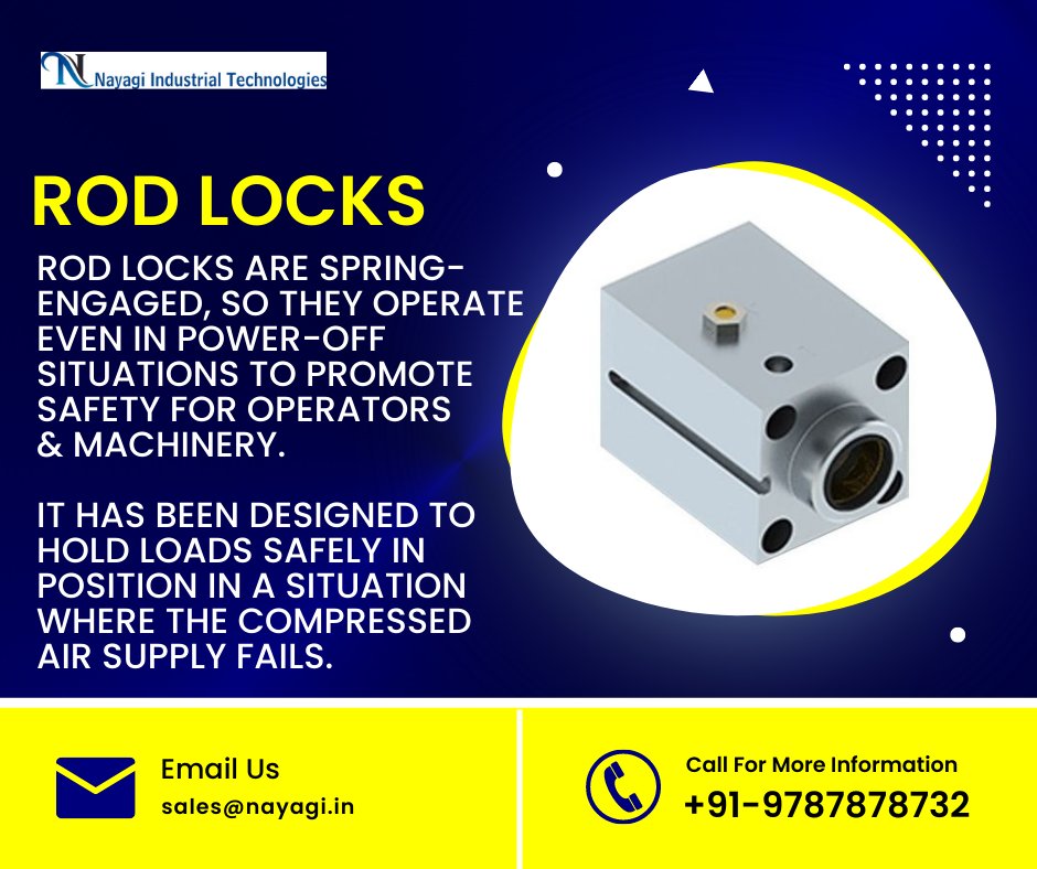NayagiIndustry's tweet photo. The Rod Locks guarantees accurate positioning and provides precision holding while other operations are performed. 
#rodlock #rodlockssupplier #bengaluru #industrialproducts #supplier #authorizeddistributor
#rodlocks #nexen #industrialequipments #industrialtoolssuppliers https://t.co/DmG4N3fyWn