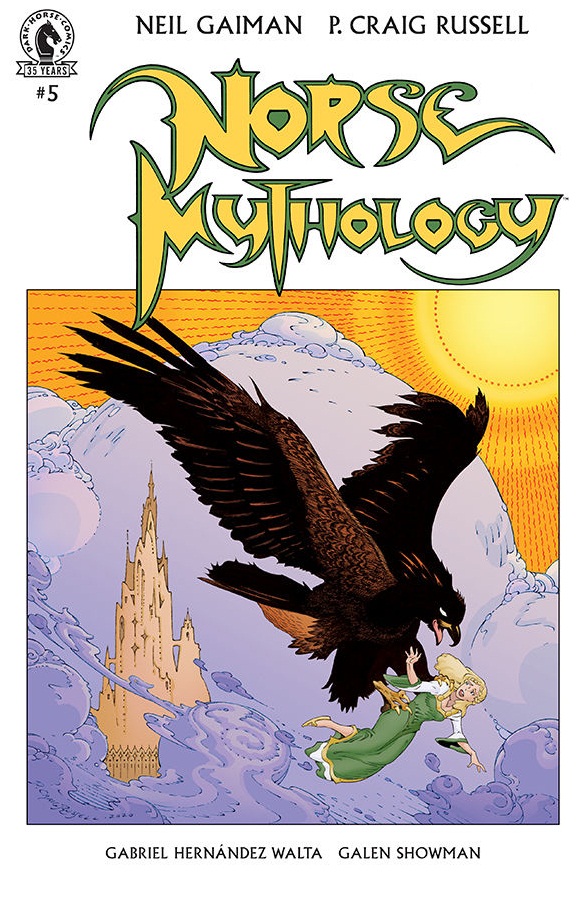 MarvinIcard's tweet photo. Norse Mythology II #5: The Apples Of Immortality @DarkHorseComics @neilhimself #PCraigRussell @ghwalta @GalenShowman @Lovern @KeithAWood @NotTooChaby #ChuckHowitt @PenBerzerker https://t.co/3CpBKmqF5V