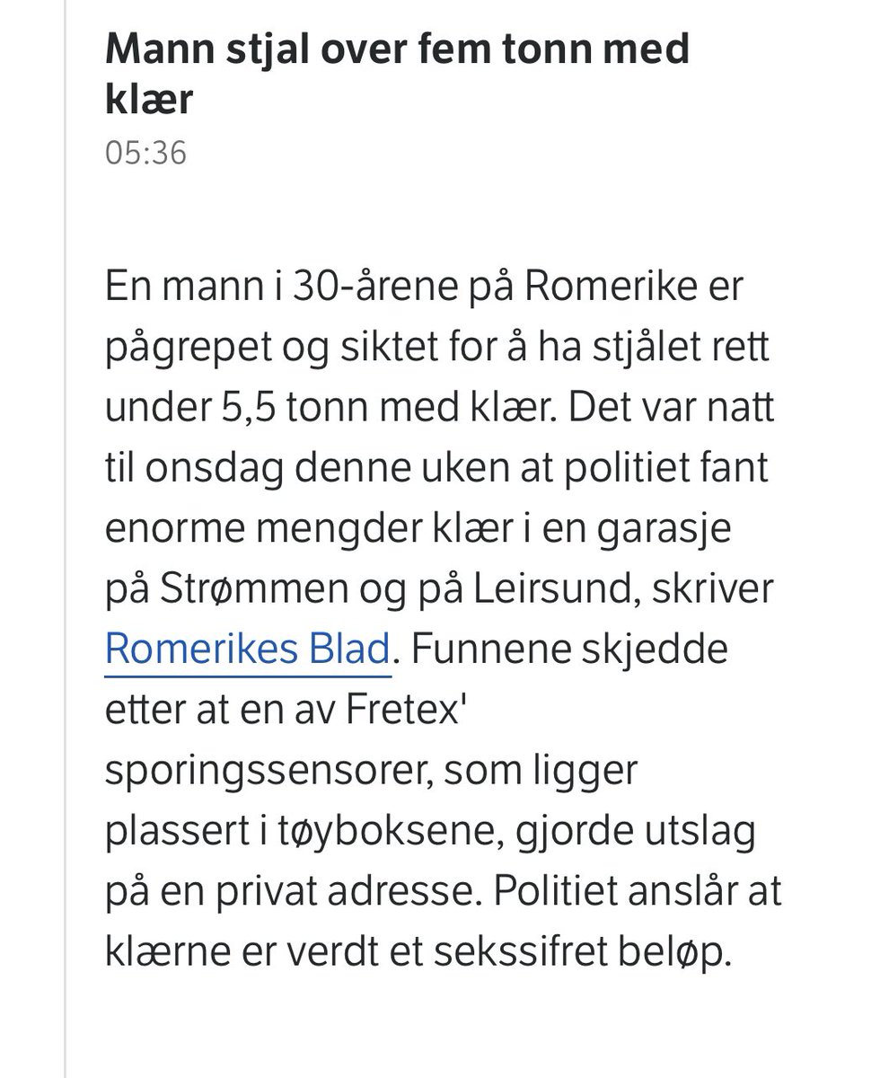 MagneBjella's tweet photo. Glimrende av #fretex som har sporingssensorer i tøyboksene 👇👇👏👏👏👏… https://t.co/Yyzi2v7JRO