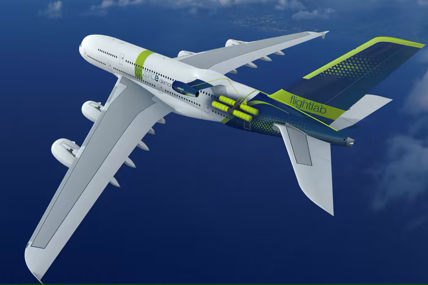 Assaad Razzouk on Twitter "Airbus testing hydrogen engine on A380 to