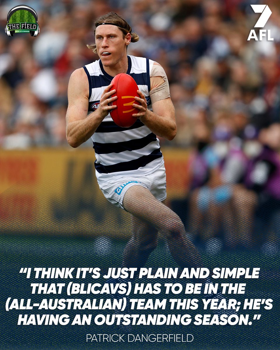 Mark Blicavs for the All-Australian team? 🤔 Dangerfield's reasoning ➡️ 7news.com.au/sport/afl/the-… @TheFieldAU