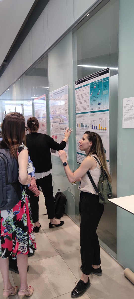 Congratulations to <a href="/martagamezfdez/">Marta Gamez</a> on her excellent research abstract on #iron &amp; #curcumin at the EIC annual conference in Oxford - one of most popular posters during the session! #anaemia #supplements #Nutraceuticals #antioxidants
