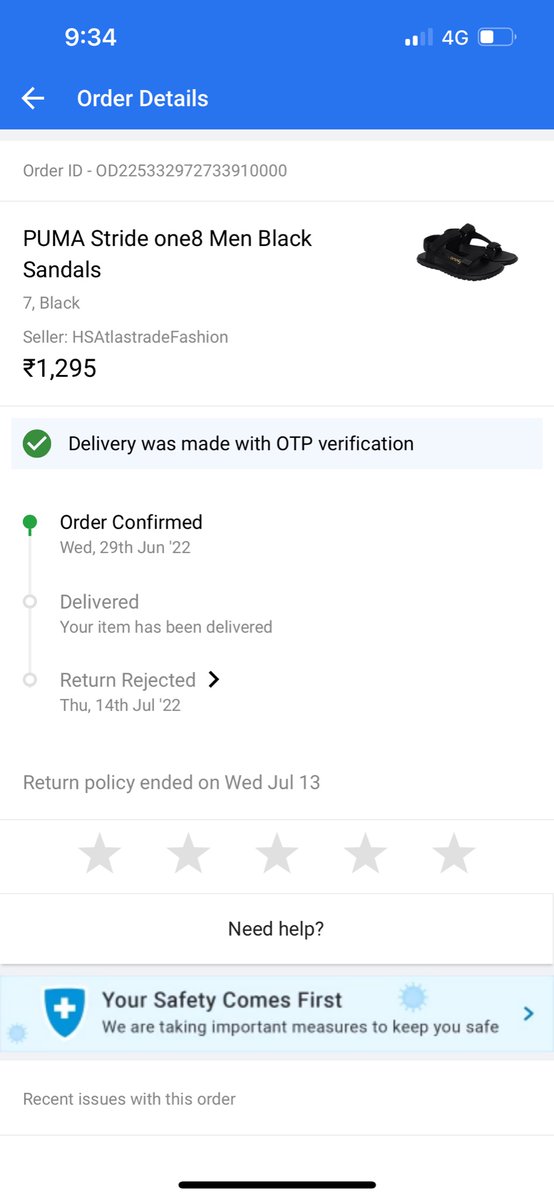 ss_shilu's tweet photo. @flipkartsupport @Smile____007 @flipkartsupport First you have delivered wrong item and after raising return requeat you guys have rejected my returb request and now have guys blocked my account mentioning that I have raised my return reuquest multiple https://t.co/d1sWSFOIp6 my account is closed. https://t.co/9lFdAMG5IJ