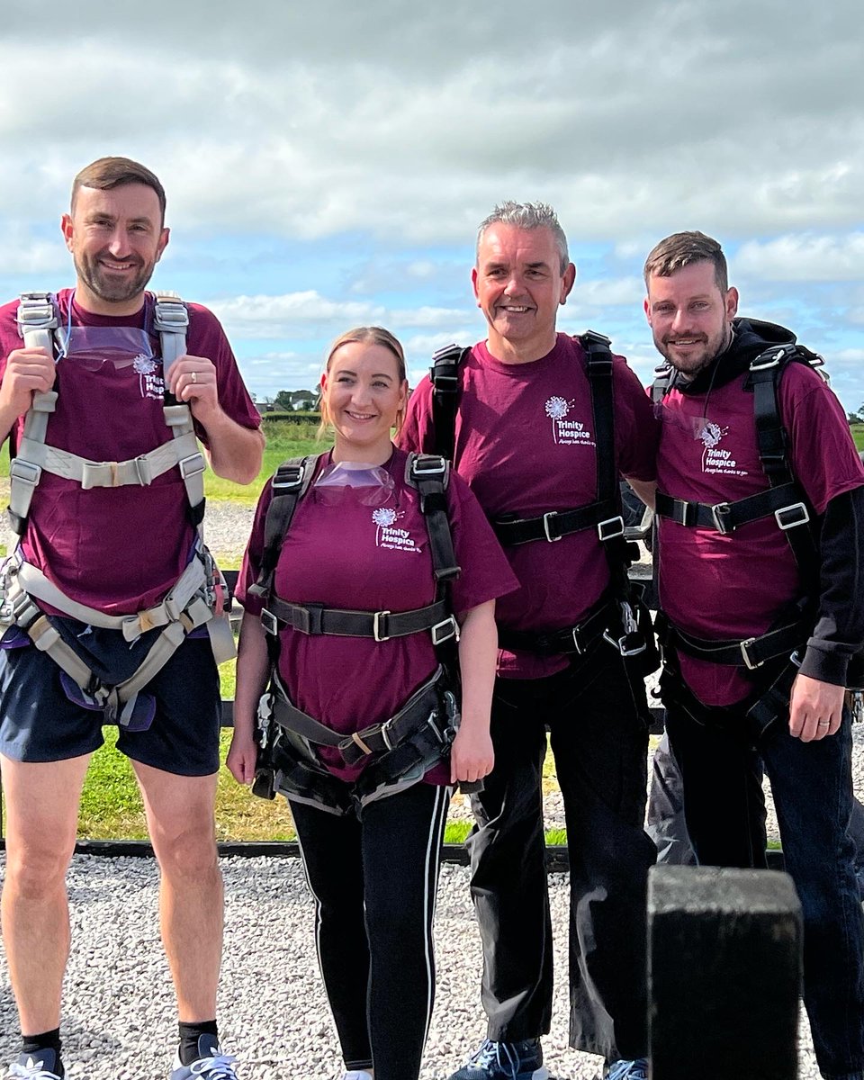 A huge thank you and well done to the West Lancs group and Carl Wood who recently went above and beyond to support Trinity.

They took on our Big Jump skydive on 9th July and have collectively raised over £6,628! An absolutely fantastic achievement all round.

#ThankYouThursday