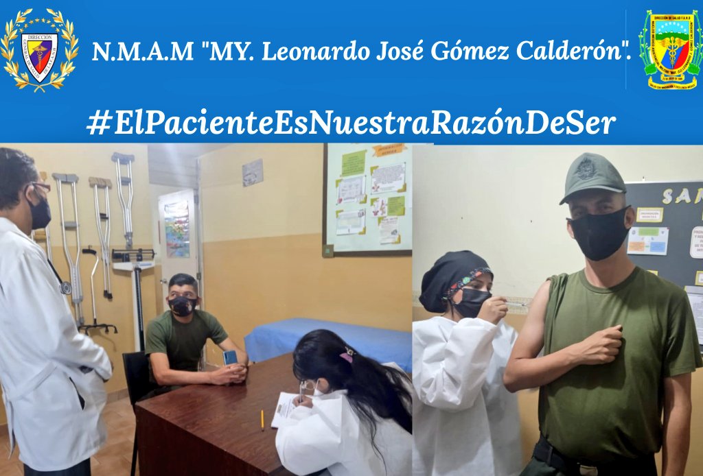 NMAMMYLEONARDO1's tweet photo. #21JUL Seguimos trabajando en unión cívico-militar en beneficio del pueblo venezolano  , ofreciendo la mejor atención a  nuestro pacientes. 
#ElPacienteEsNuestraRazonDeSer
@DigesaludFANB https://t.co/KQ90yYmJwd
