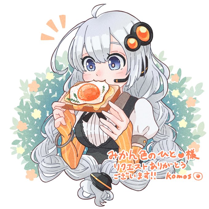 目玉焼きトーストのtwitterイラスト検索結果