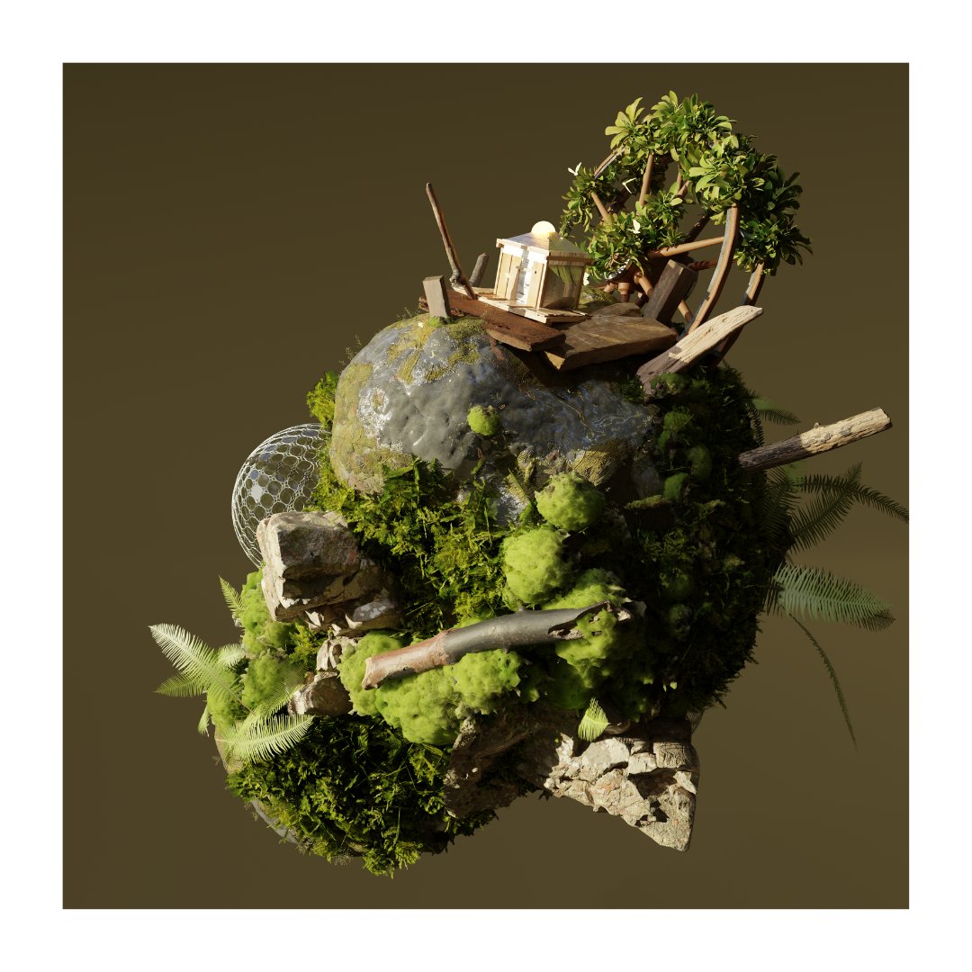 Mac Lenters's practice across painting and digital animation demonstrate a fascination with the complexity of reality. Logic, transformation, and the sublime are conjured and communicated through his work.

See Lenters's artwork July 25th. ow.ly/SO2M50JZHaE