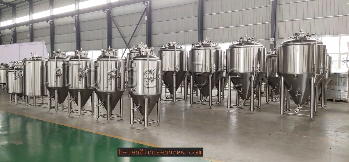 HelenLiu2018's tweet image. 500L 600L 1000L 2000L 4000L Fermentation Tanks in stock can be shipped in one week!  Any interested please contact us:
Email: helen@tonsenbrew.com
Whatsapp: +86 153 1556 2731
#tonsen #fermenter #beerbrewing #beer #brewing #unitank #fv #cct #bbt #brewingequipment #craftbeer #bière