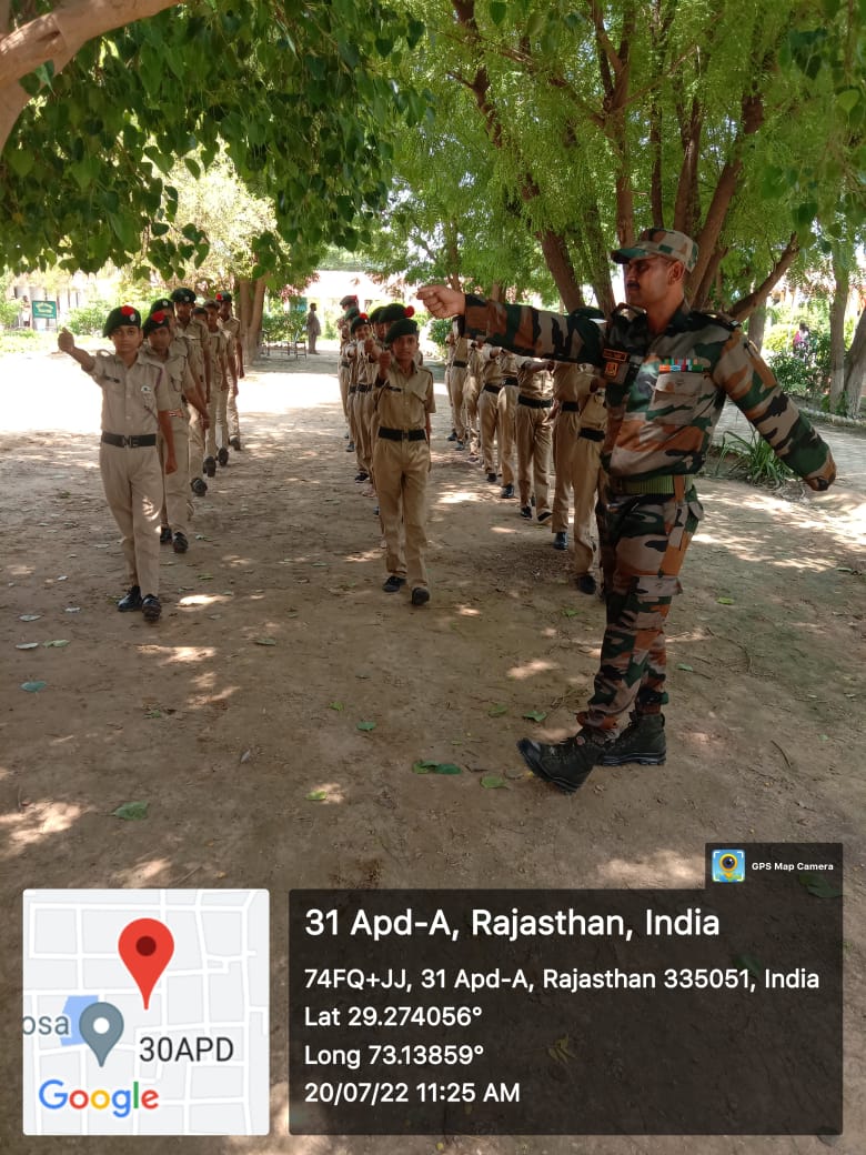 ncc_rj_'s tweet photo. @HQ_DG_NCC @NCCDteRajasthan @drajaykumar_ias @SpokespersonMoD @Lalit_DDGRajNCC @ayedee2010
Trg classes at border area govt senior secondary school 30 APD ANOOPGARH.
#Rajasthan #prectice #Training #ncc #nccrajasthan #ncc_rj_ #anoopgarh https://t.co/JBdMmWCINV