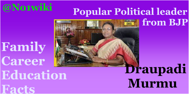 NO1wiki1's tweet photo. She is an Indian politician and member of the Bharatiya Janata Party. She is the official nominee of BJP led National democratic alliance for the 2022 presidential election. Currently, she is getting the main line light of the media because of being

https://t.co/k9W7K6BGAj https://t.co/DGBxVwKD9p