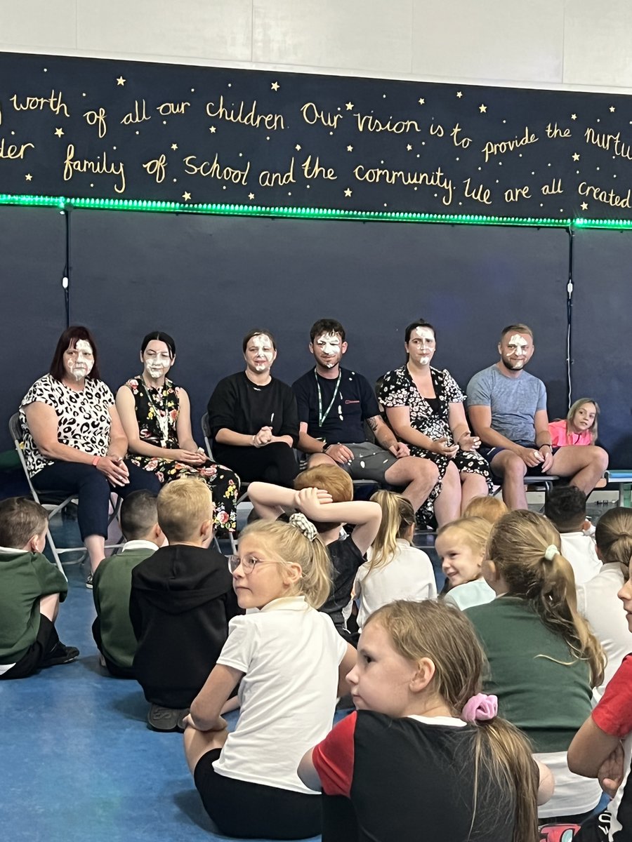 ChristAcad's tweet photo. Our Year 6 Leavers gameshow got very messy! They got to Pie their teachers finally! #Wegotpied #allgoodfun @Year6cca2122 @WeAreBDAT https://t.co/fWgxTxss8d
