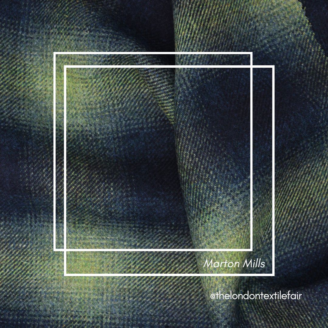 TEXTILEEVENTS's tweet photo. OUR EXHIBITORS: Marton Mills is a family-owned weaving mill established in 1931 in the heart of West Yorkshire specialising in pure wool tartans and Shetland tweeds for the apparel, interiors and accessories market.

@martonmills

#TLTF #wool #tweeds #britishtextiles https://t.co/Jod8mZZCj9