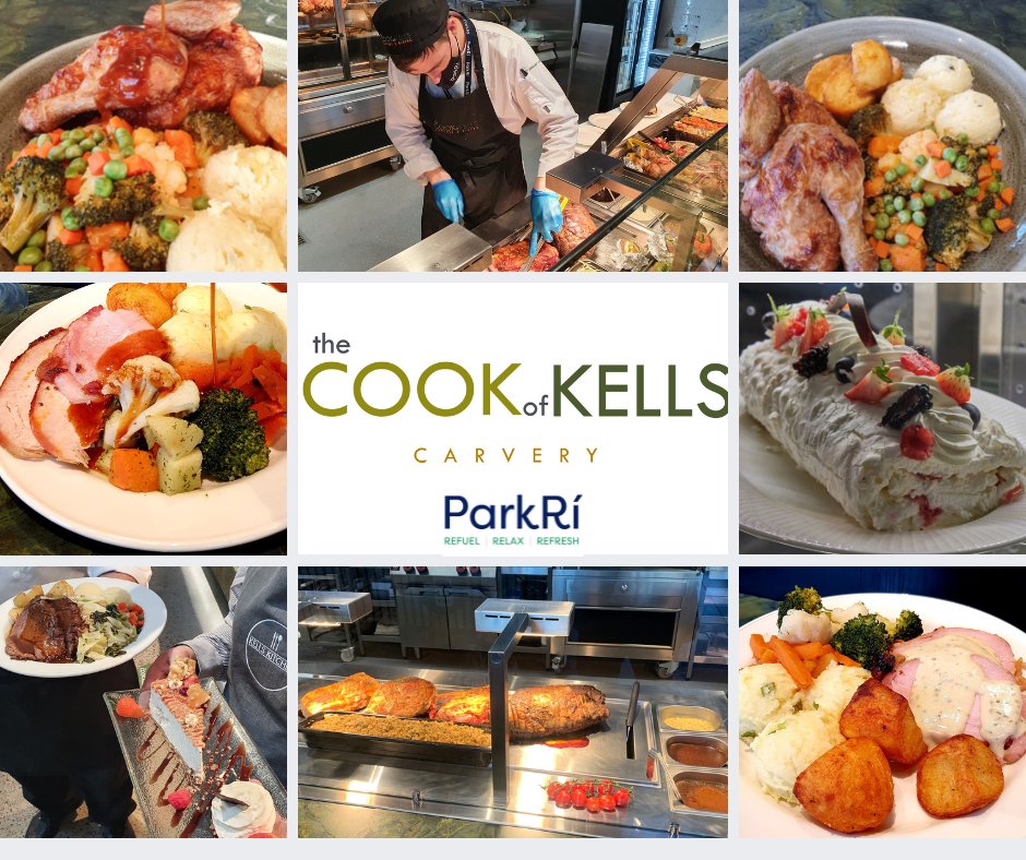 ParkRiKells's tweet image. Hungry this Friday? "The Cook of Kells  Carvery" in  Park Rí is open from12 noon to 6pm.  Lots of choice from our traditional Carvery including *Roast Beef. *Honey Glazed Ham. *Rotisserie Chicken and more.  The vegetables are fresh and fabulous too 😋
 parkri.ie/eat-here/the-c…
