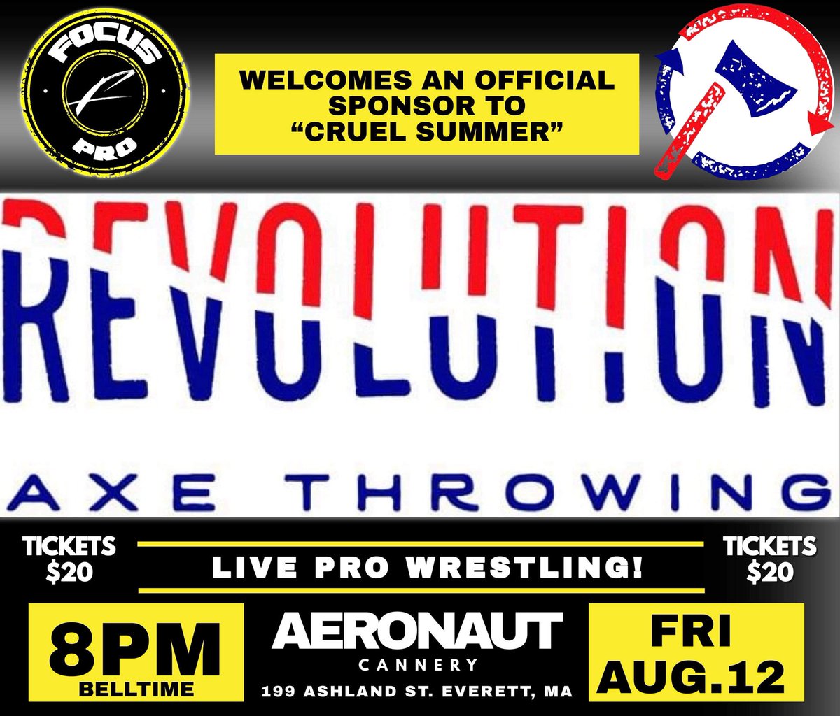 Check out our sponsor @revolutionaxeth for a great time and drinks! You will have an amazing time there! 🪓🪓🪓 #axethrowing #revolutionaxe #localbusiness #newengland #revolutionaxethrowing #nightout #thingstodo #thingstodoboston