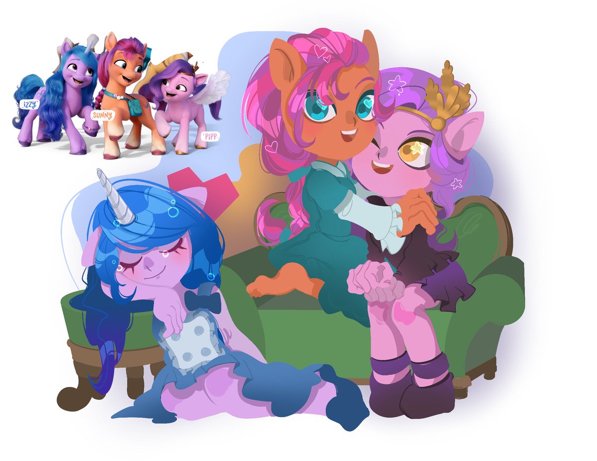 wanted to draw an old my little pony characters but something went wrong 😊 #mylittleponymakeyourmark #MLP #mylittlepony #mlpfanart #fanart #illustration #ArtistOnTwitter