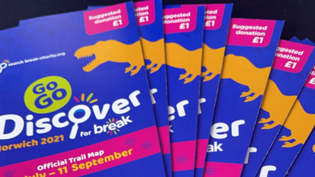 Great News - you can now pick up a @GoGoDiscover22 trail map from <a href="/NorthNorfolkVC/">North Norfolk Visitor Centre</a> in Cromer. Suggested donations for maps are £1. All funds raised will support the fantastic work of <a href="/break_charity/">Break</a>.