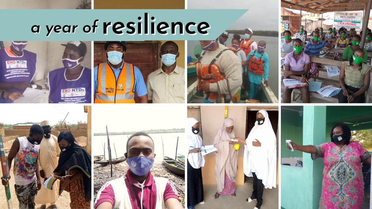 MectizanMDP's tweet photo. MDP 2021 Annual Highlights⏳MDP Director Dr. @YaoSodahlon: "Events of the year 2021 revealed the extraordinary #resilience of endemic communities, community drug distributors, governments, donors, and NGO partners." Read more at ⤵️  https://t.co/UZ5qR7Ly3X https://t.co/pwrvtDrG3o