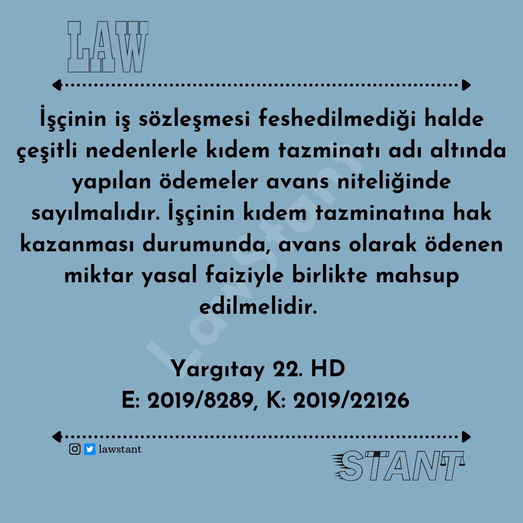 İşçiye yapılan ödemelere ilişkin Yargıtay kararı 👇