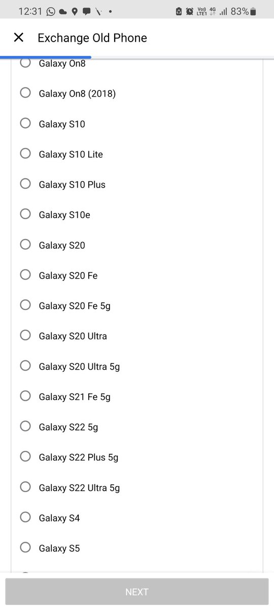 ThisIsBBD's tweet photo. @SamsungIndia @Samsung @flipkartsupport @Flipkart 
In exchange of mobiles in Flipkart, The Samsung Galaxy S20 Plus is not listed. I have checked it many times for many mobiles. I purchased the S20 plus from Flipkart itself. Why so ? #help #mobile #S20plus #S20+ https://t.co/I0HpPvT5E6