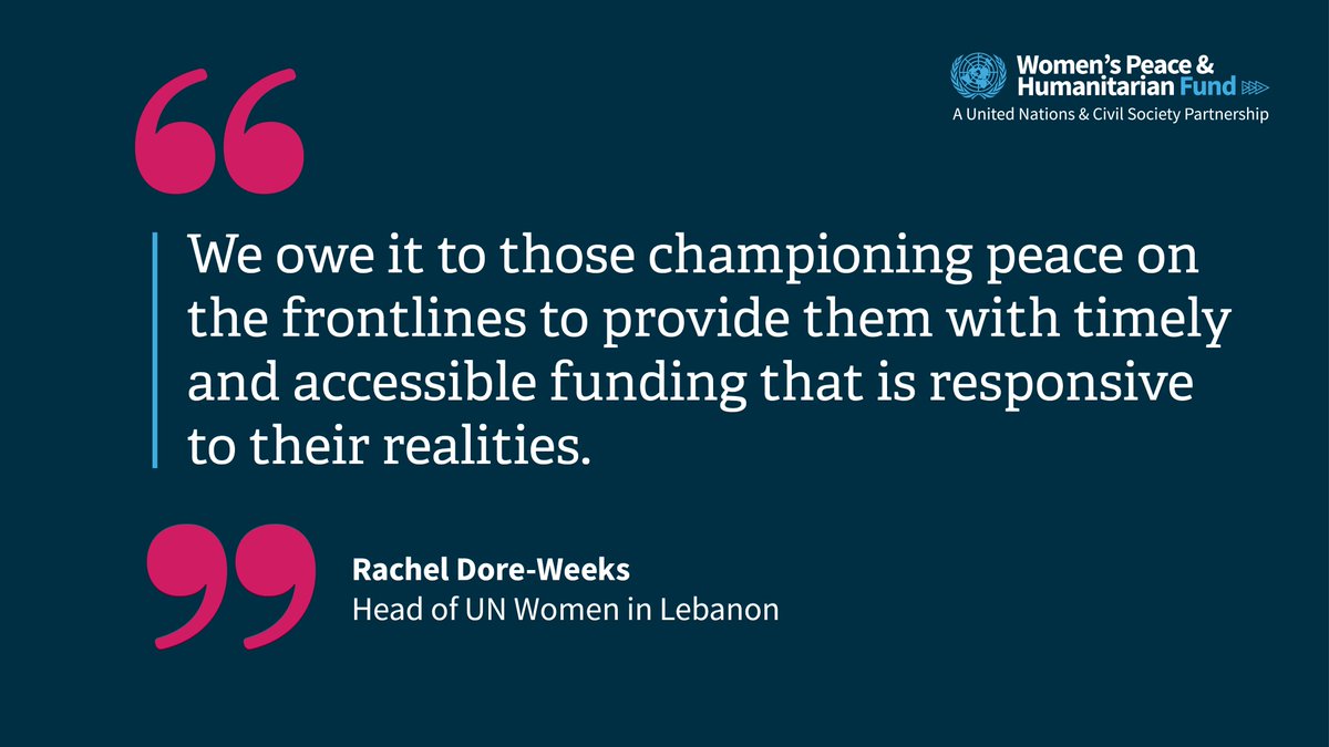 unwomenlebanon's tweet photo. Lebanon’s multiple crises created significant humanitarian needs and severe long-term consequences.

The @GermanEmbBeirut , @Ulkoministerio
&amp; @UN_Lebanon join forces 🤝 with @wphfund to support women’s rights organizations to drive forward inclusive peacebuilding in 🇱🇧🕊️ https://t.co/8CkdhE4ojd
