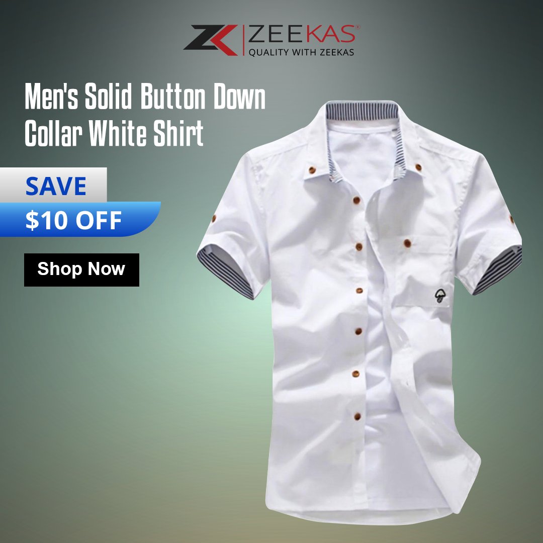 Zeekas3's tweet photo. Shop #Men's Solid Button Down Collar #WhiteShirt In #USA From #Zeekas. Save $10 OFF + Fast Shipping!
Buy Now: https://t.co/wl9prcXFlZ
#menshirt #shirt #mensfashion #menshirts #fashion #menswear #menstyle #men #menfashion #style #shirts #mensstyle #menshirtsshop #tshirt #slimshirt https://t.co/TbBfi6FCUc
