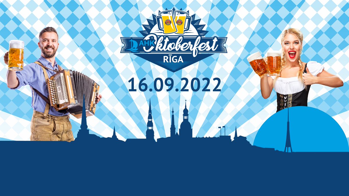 After three long years, we are excited to announce that our #Oktoberfest can take place again this year.
With #pretzels, #beer and #Schlager, we will create an atmosphere just like in Munich.
We would like to invite you to celebrate with us.
ahk-balt.org/lv/pasakumi/ev…
#riga #latvija