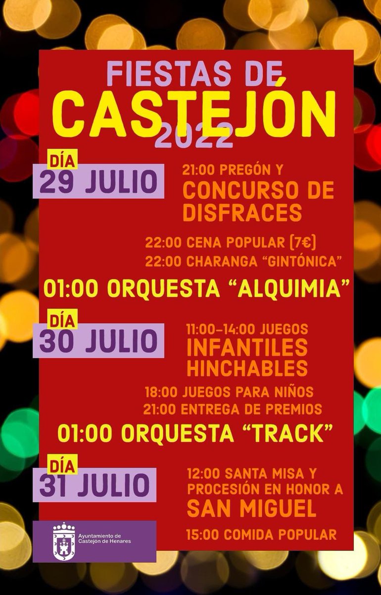 #fiestas2022 #castejonnuncadefrauda #castejondehenaresenfiestas
