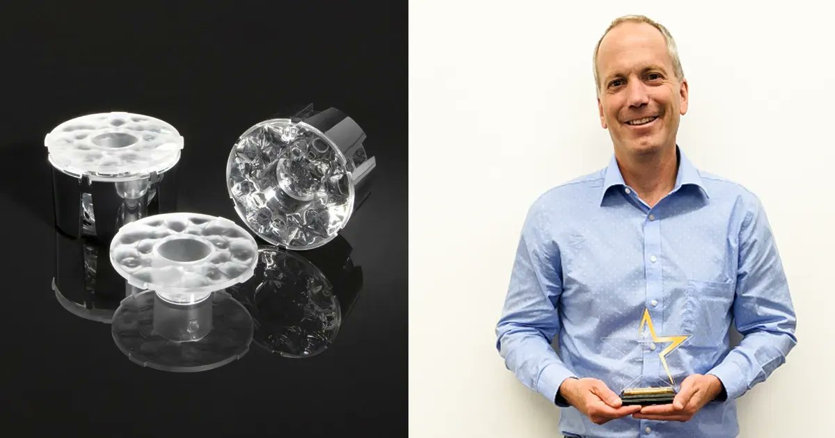 LEDiLgroup's tweet photo. LEDiL YASMEEN zoom optics received the BrightStar Award. LEDiL's own Ben Swedberg did the honours and made sure to pick up the trophy at the Lightfair.
Read more: https://t.co/aJYiqagnCC
#LEDiL #LEDsBrightStars #ledlighting #LEDsMagazine #LightingIndustry #ledoptics https://t.co/kqP8ih8fLN