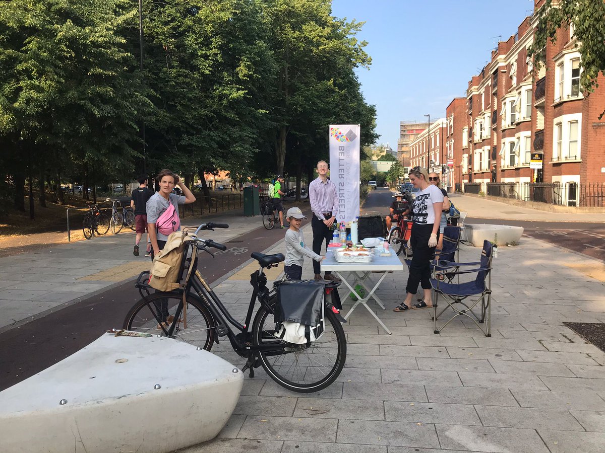 We're at the threatened Old Bethnal Green Road pocket park with breakfast this morning, letting passers by know about the council proposals. Do drop by for a pastry and to say hello if you're in the area.