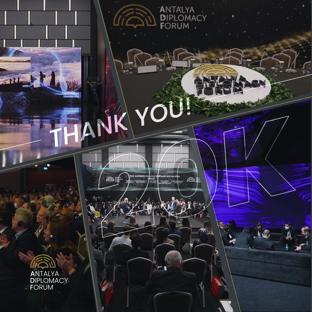 AntalyaDF's tweet image. 20.000 takipçi💯

Diplomasiyi bizimle takip ettiğiniz için teşekkürler. #ADF2023&apos;te görüşmek üzere!

20,000 followers💯

Thanks for following diplomacy with us. See you in #ADF2023!

#MEET4DIPLOMACY