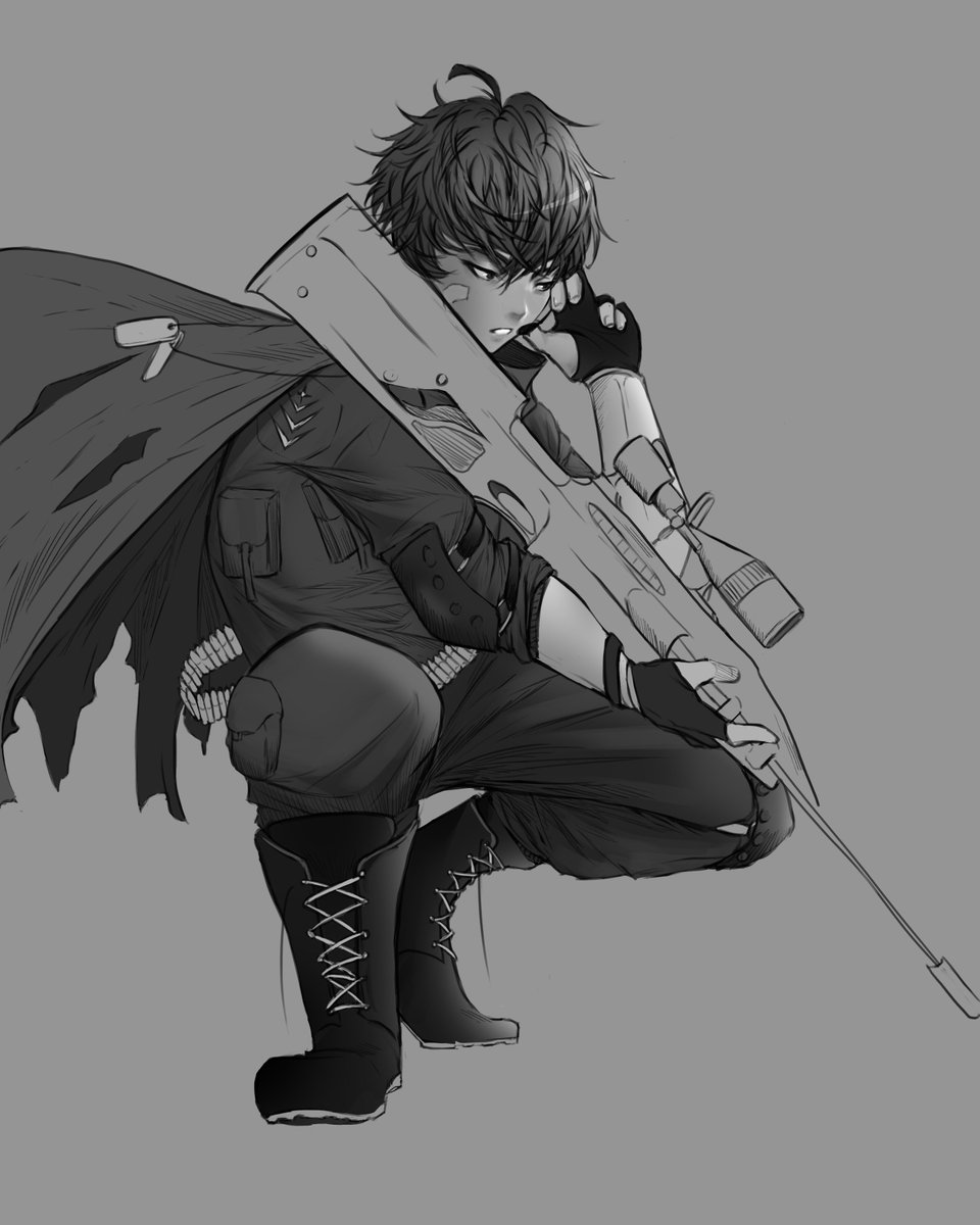lokesgotjokes's tweet photo. Sniper Pavel WIP
#epicseven #E7Art https://t.co/KonerBLw83