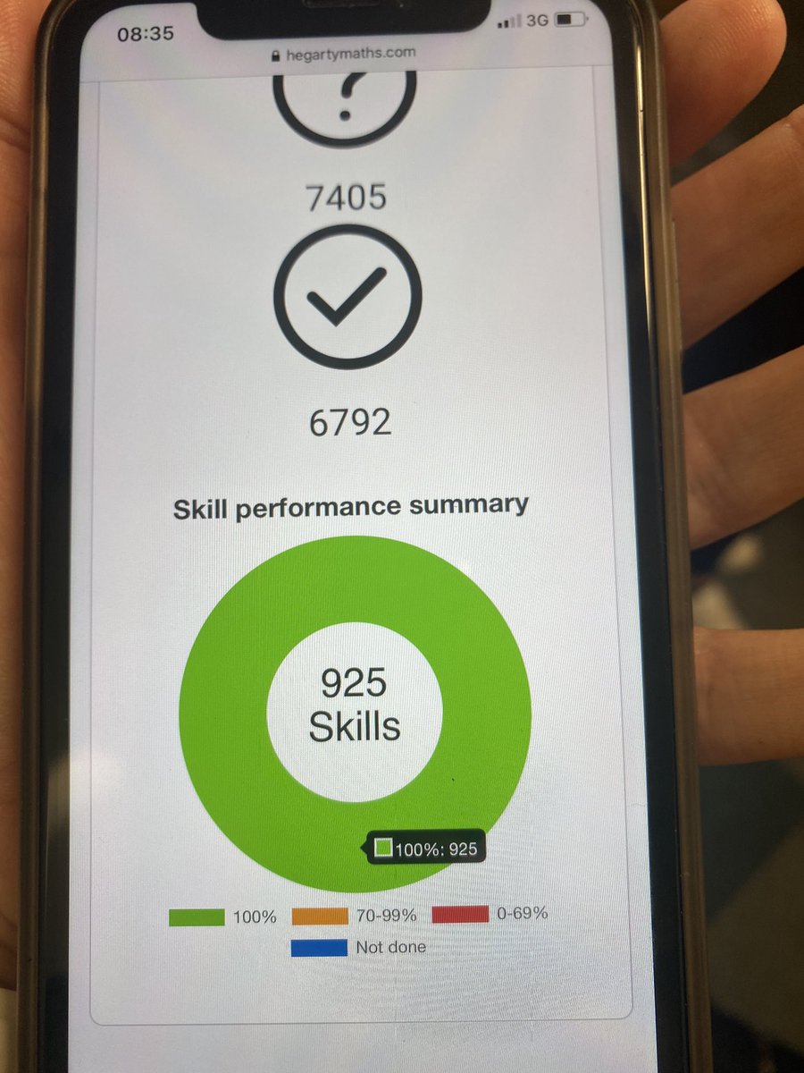 B_Mckie's tweet photo. Seriously proud Maths teacher. The amazing Lucy Heels in Year 9 was devastated when we announced moving to Sparx. The utter superstar has spent her spare time completing Hegarty. What a superstar and what a bright future she has ahead @greenfieldtweet @HegartyTeam @hegartymaths https://t.co/8eamQsDSsA
