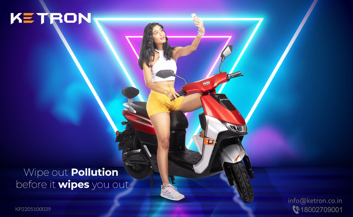 Make your E-Ride Pollution free with Ketron GT90 LI. 

#ketron #ev #chooseketron #zeropollution #greenmobility #nopollution #PollutionFreeIndia #electricvehicles #ElectricScooty #chooseelectric #switchtoketron #swithtoelectric #gt90li #newmodel #lithiumion  #lithiumionbattery
