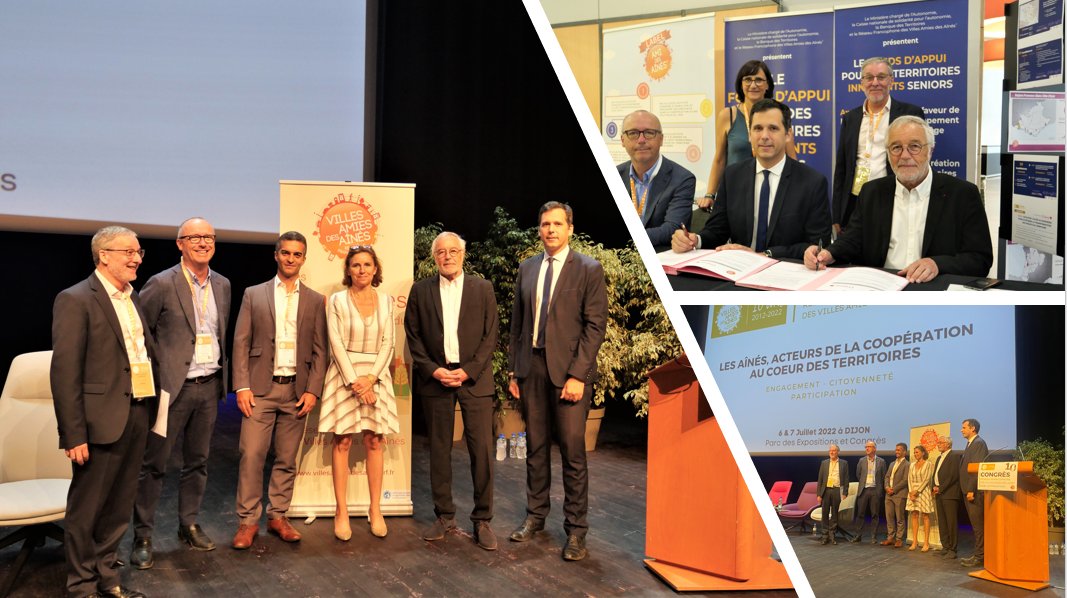 Retour en 📸 sur notre soutien à @RFVAA : <a href="/BanqueDesTerr/">Banque des Territoires</a> s'engage à verser une subvention de 500  K€ afin de favoriser le déploiement de projets dans tous les territoires en faveur du #vieillissement actif et en bonne #santé porté par les #CollTerr
👉bit.ly/3cv0Fsn