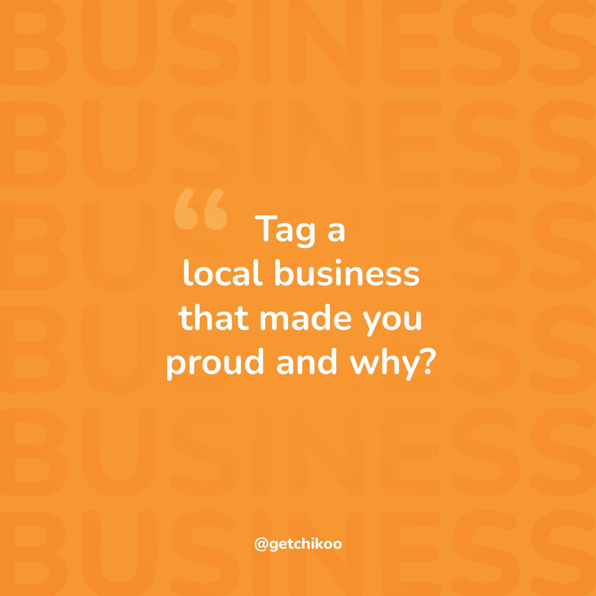 GetChikoo's tweet photo. Tag your favorite local business and tell us why.
#getchikoo #Entrepreneurstory #madeinpakistan #madelocally #ecommerce https://t.co/kbShPeuetc